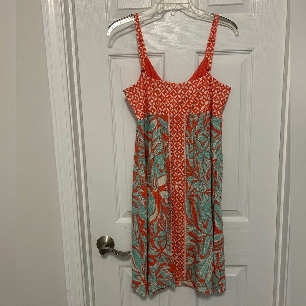 Tommy Bahama Sz L Tropical Print Sleeveless Dress - Picture 2 of 6